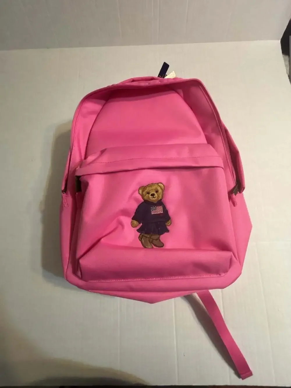 Polo Ralph Lauren Pink Polo Bear Backpack